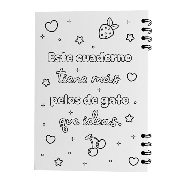 Cuaderno Gato Tapa Para Colorear De 17 X 24 Cm - Image 3