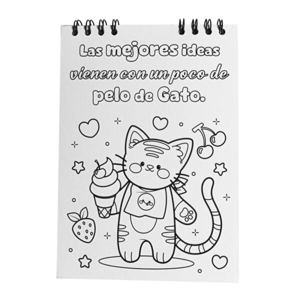 Cuaderno Gato Tapa Para Colorear De 17 X 24 Cm - Image 4