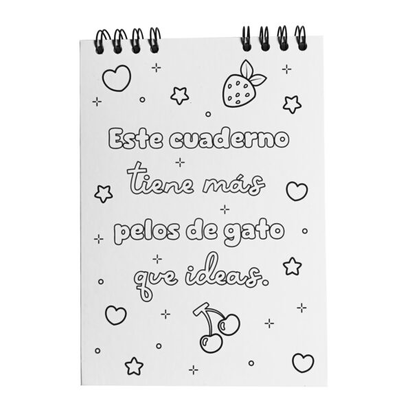 Cuaderno Gato Tapa Para Colorear De 17 X 24 Cm - Image 5