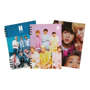 Combo 3 Cuadernos BTS 17x24 cm Cuadriculados